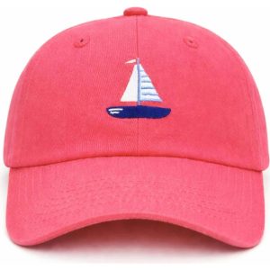 Kids' Sailboat Embroidered Baseball Cap